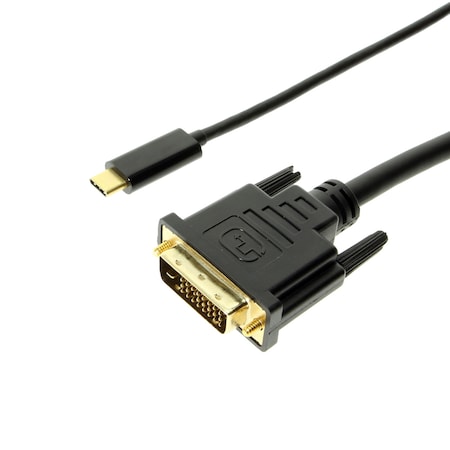 Axiom Axiom Usb-C Male To Dvi Male Adapter Cable 6Ft USBCDVIM06-AX